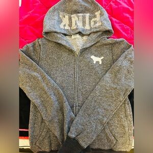 VINTAGE 🌸PINK Victoria's Secret Gray Hoodie